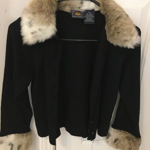 Y2K fur sweater/top!!